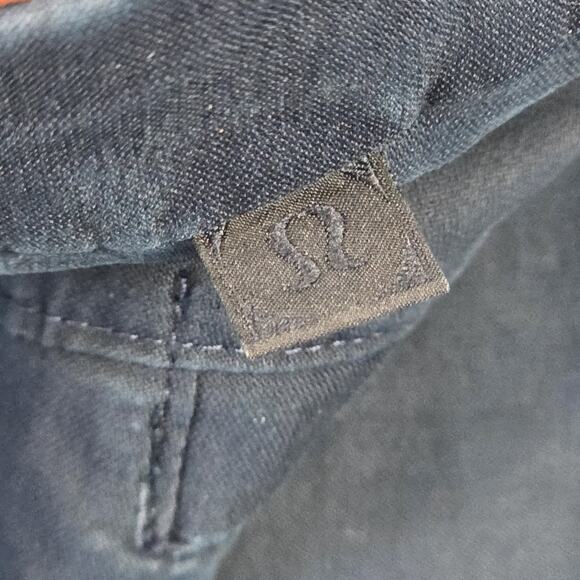 Lululemon Pants Mens 34 Navy Blue Chino Golf Performance Stretch Zip Pocket - Picture 7 of 13